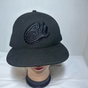New Era Black Embroidered Cap